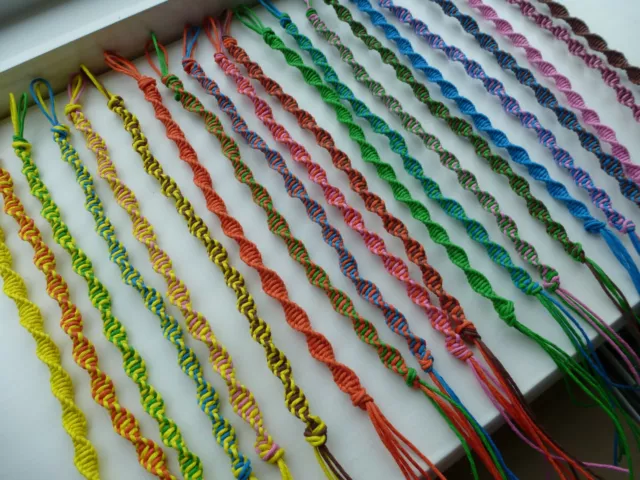 Buy Friendship Bracelet Kits. Make Your Own Friendship Bracelet. Bracelets  for You to Make in Rainbow, Pastel or Natural Shades. Easy Macrame. Online  in India - Etsy