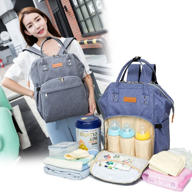 Living Traveling Share Baby Diaper Bag Multi-Function Travel Waterproof Backpack 2
