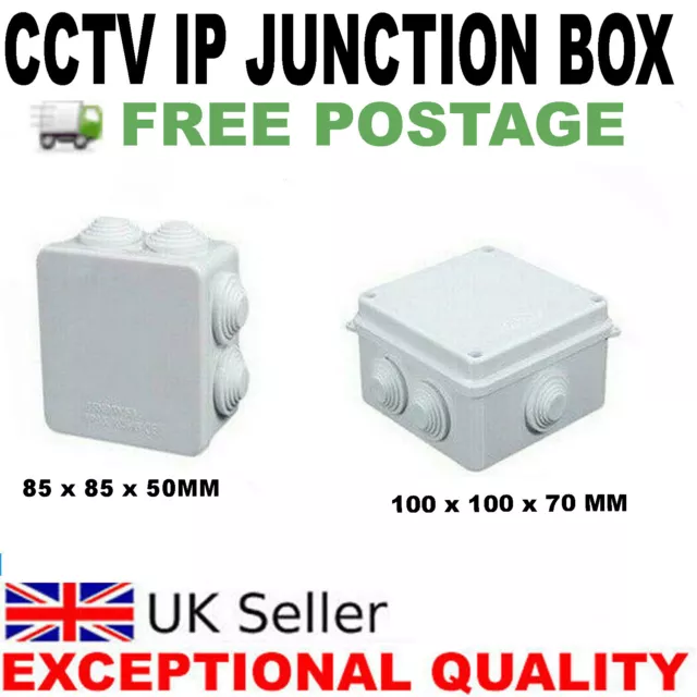 White Weatherproof Junction Box Case IP65 Waterproof for Outdoor Electric CCTV