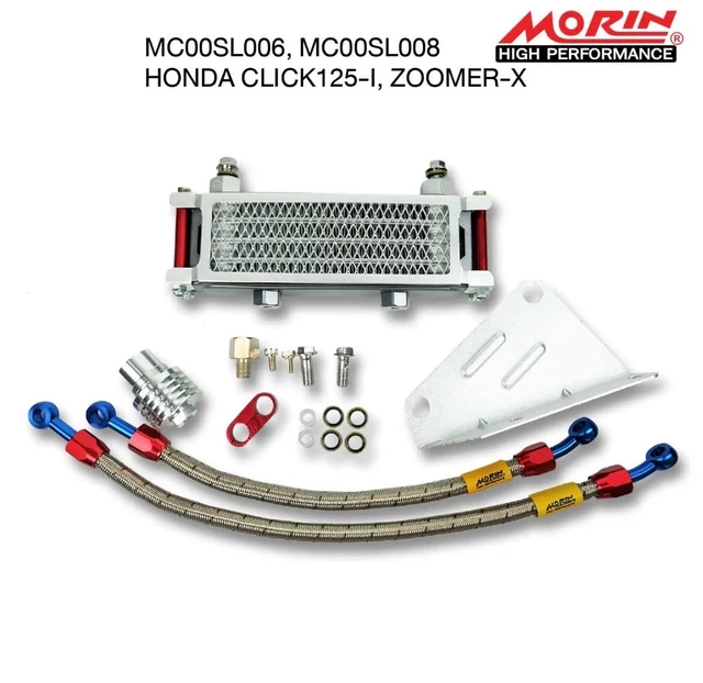HONDA CLICK125I,ZOOMERX OIL cooler kit for stock engine! click 125