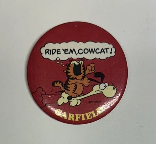 Garfield Button VINTAGE 1978 GARFIELD