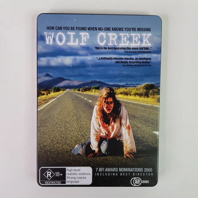 Wolf Creek Peter Bradshaw 2005 Horror Movie DVD 2 Disc Special Case Edition