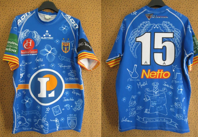 Maillot De Rugby Fighting Spirit Leclerc Dédicacé #6 - Taille XL