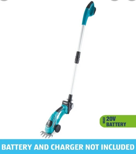 FERREX 20V CORDLESS 2 in 1 Grass Hedge Trimmer Bare Unit Garden Shears