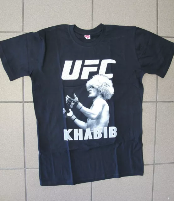 Boxing tee shirt Khabib Nurmagomedov UFC sz S-M blue white Нурмагомедов бокс