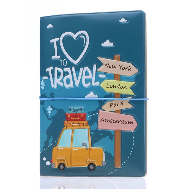 Passport Holder Leather Men WomenTravel Passport Cover Case Card ID Holders