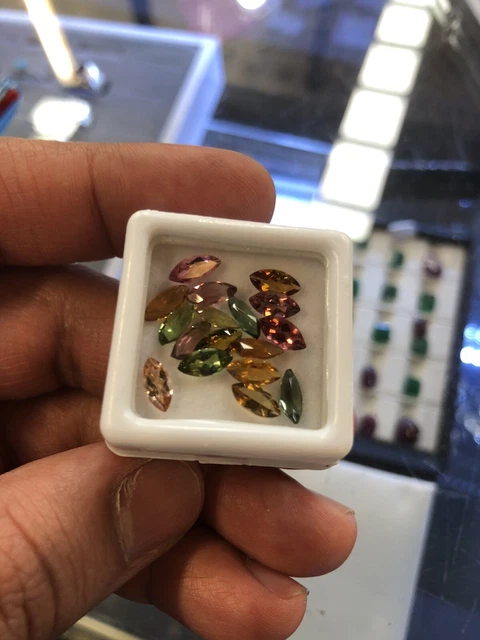 Natural loose Marquise Cut Tourmaline Gemstone For Jewellery Settings