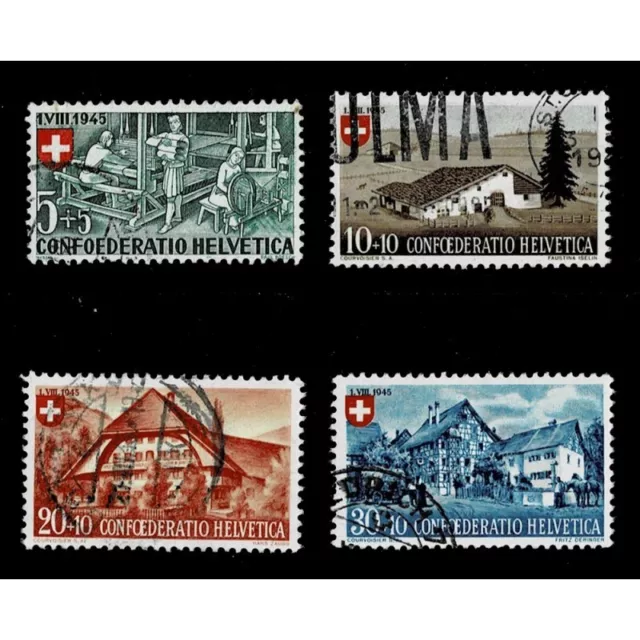 FR3688 - 1945 Svizzera emissione Pro Patria usata