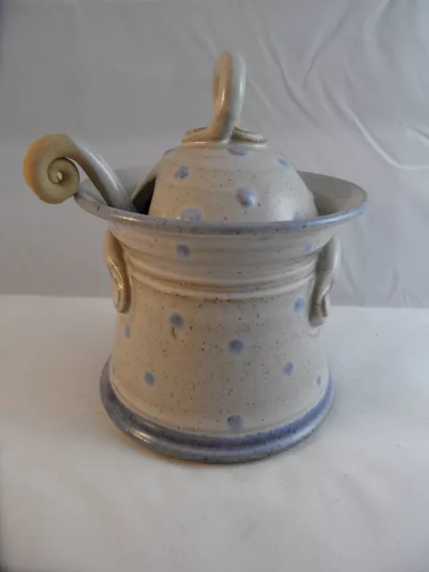 Sarah Walmsley Kelbrook pottery preserve jar & spoon