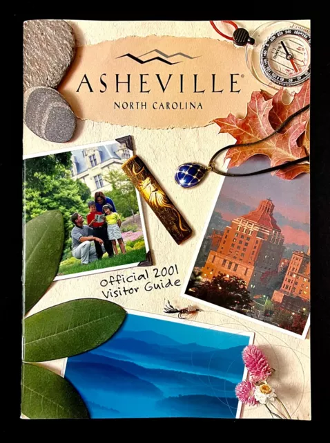 2001 Asheville North Carolina Official Visitor Guide VTG Travel Tour Magazine NC