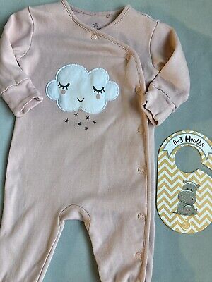 💚MUST HAVE Sleepy Cloud Outfit By NEXT Baby Girls Clothing 0-3 Months So Cute!