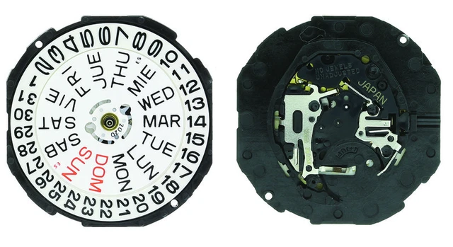 Movimento Orologio Al Quarzo YM62A Sostituisce 7T62A - Data A 3 Ore