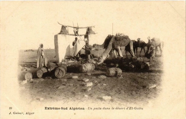 CPA AK Geiser 10 Extreme Sud Algérien Un puits dans le Désert ALGERIA (757083)