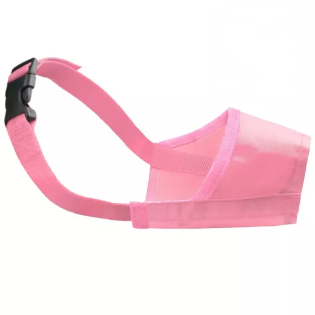 Havanese Museruola per Cani Rosa Nylon Addestramento Cuccioli Aiuto Anti Morso 2