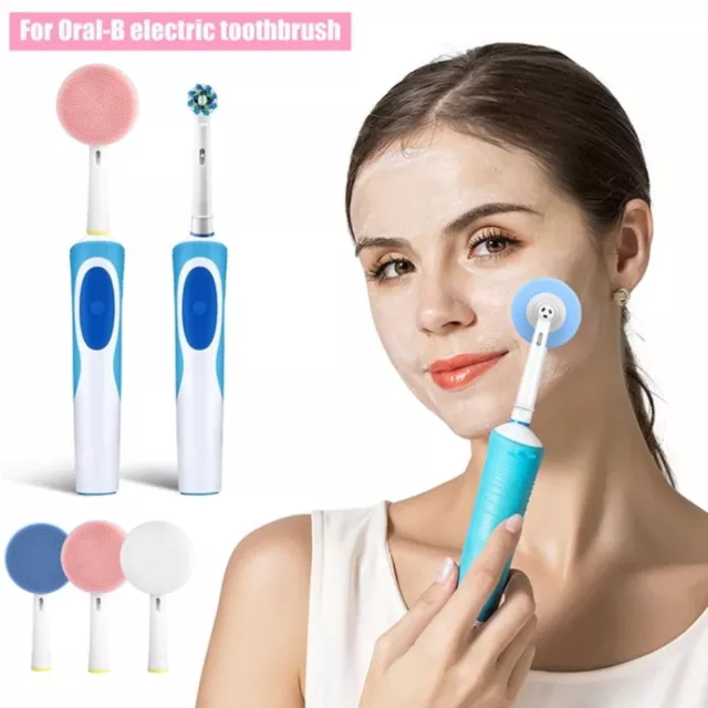 Ultrasound Electric Facial Cleansing Brush Toothbrush Head for Oral-B