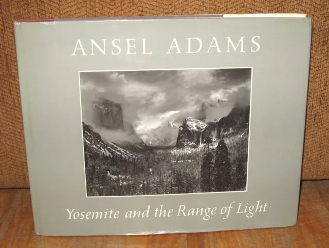 SIGNED Original in Book Ansel Adams Yosemite and The Range of Light HC DJ 4th