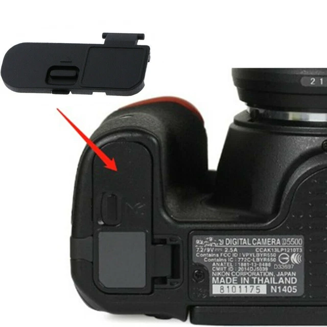 Repuesto de tapa de cubierta de puerta de batería para accesorios de cámara NIKON D5500 D5600