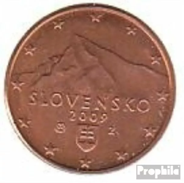Slowakei SK 1 2009 Stgl./unzirkuliert 2009 Kursmünze 1 Cent