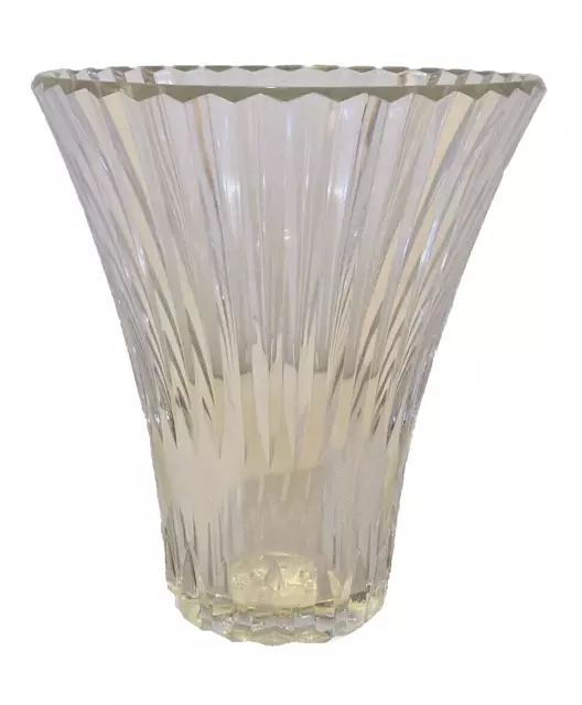 Baccarat - Grand vase en cristal - Modèle Nathalie - H. 25,5 cm - ca 1980