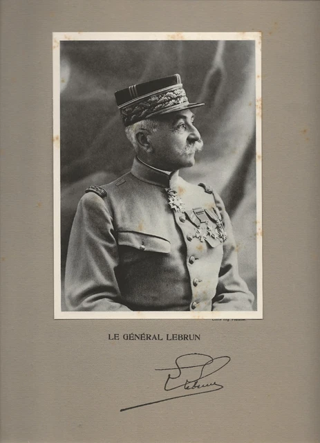 Photo ancienne, portrait militaire général Maud'Huy, cliché Prillot, France - Collection