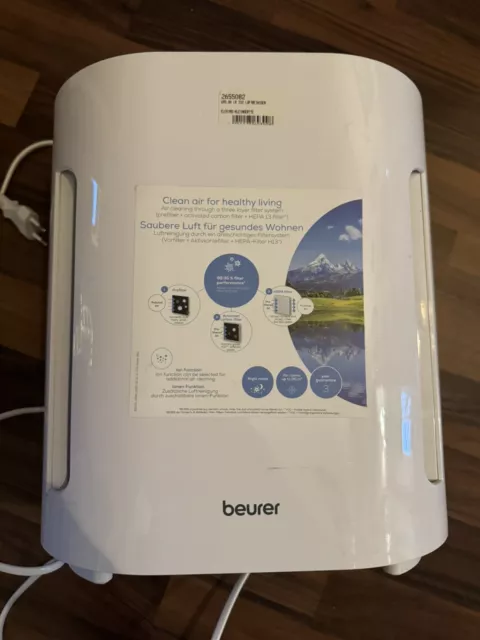 Beurer LR 210 Luftreiniger, 60W - Weiß (69300) ohne Filter Top Zustand!