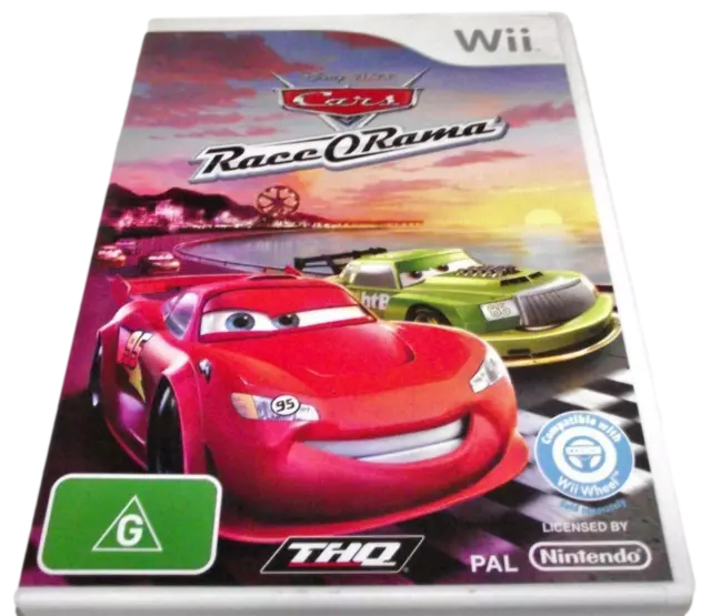 Disney Cars Race o Rama - Game Nintendo Wii - Complete Mint - Pal