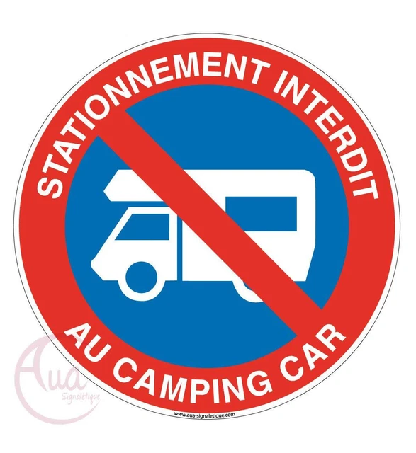 Panneau routier français: Stationnement interdit du coté du panneau du