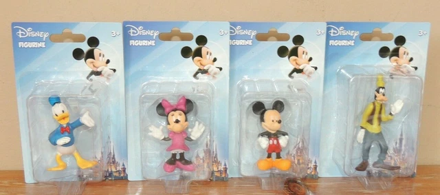NEW DISNEY FIGURINES Beverly Hills Teddy Bear Company MICKEY MINNIE GOOFY DONALD