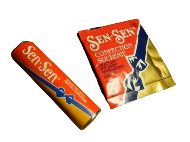 Vecchio Vintage Caramelle SEN Mentine Licorice Rinfrescante Alito Nuovi Zucchero