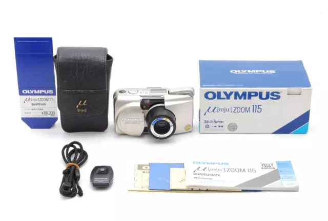 tested‼[NEAR MINT W/BOX ] Olympus Mju μ Zoom 115 Point & Shoot 35mm From JAPAN