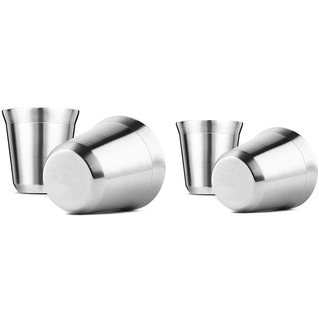 Set Tazze Espresso Da 4, Doppia Parete Tazze Caffè Isolate Tè U8G8