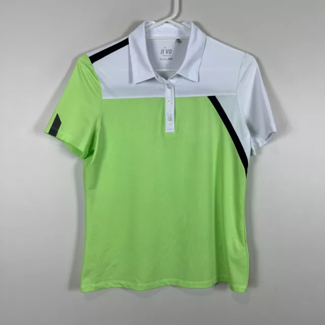 Nivo Lightweight Short Sleeve Golf Polo Shirt Top Womens Ladies Medium M