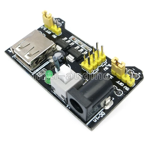 1/2/5/10PCS MB102 Breadboard Power Supply Module 3.3V 5V For Arduino Solderless