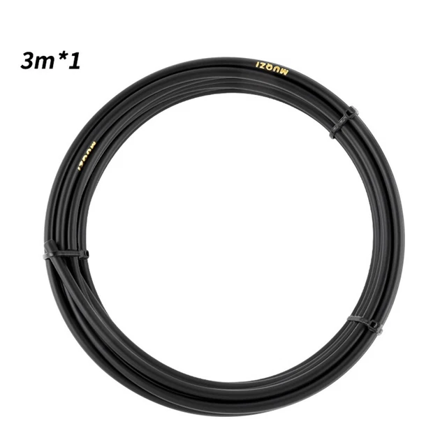 Câble De Frein Vélo 2 Mètres - Diamètre 5 Mm - Rouge (couleurs Au Choix) - Pour VTT, Vélo De Ville - Remplacement - 9