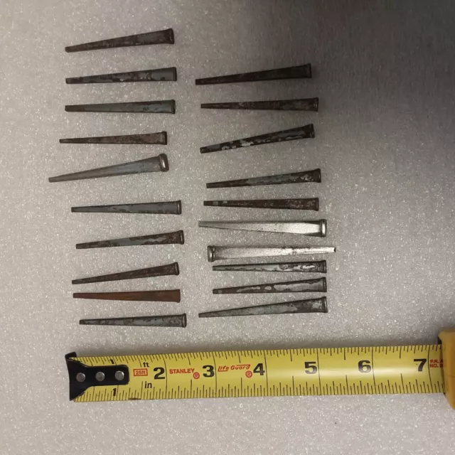 Vintage Square Nails... Three Pounds