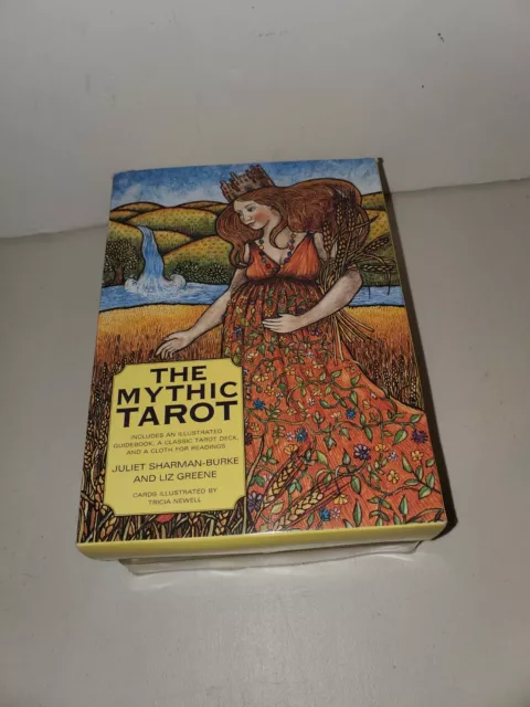 The Mythic Tarot by Liz Greene and Juliet Sharman-Burke  W/ Cloth Guidebook NEW