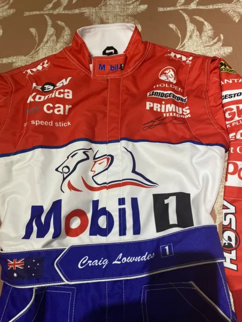 Full Size Personally Signed Craig Lowndes HRT Race Suit, Magical Item with a COA