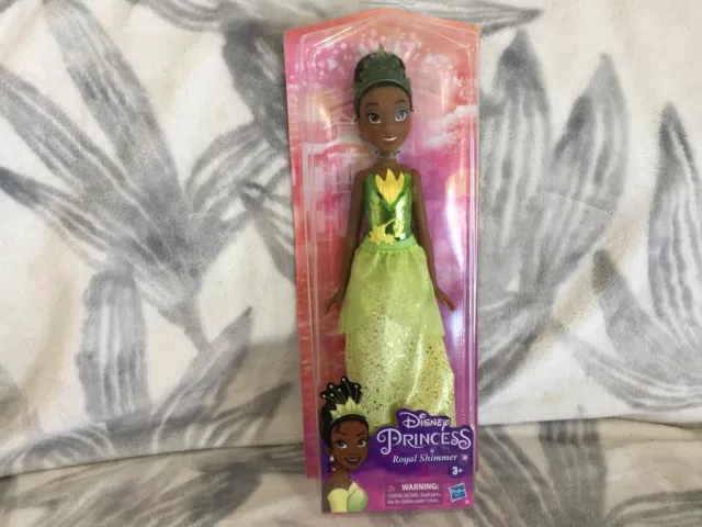 Hasbro Disney Princess Royal Shimmer Tiana Doll with Blue Hair and Sparkly Skirt - wide 2