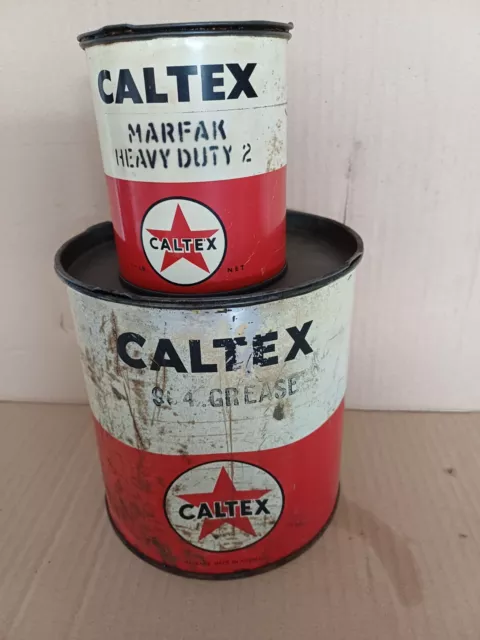 Caltex 5 Lb. & 1 Lb. Grease Tin