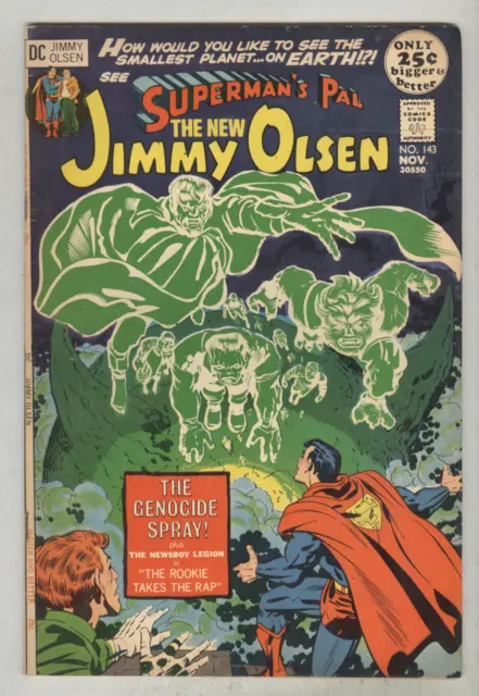 Superman’s Pal Jimmy Olsen #143 November 1971 VG Kirby art