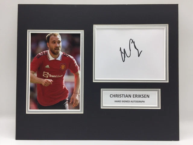 HWC Trading Foto Con Autografo Stampato A4 - Michael Carrick Manchester United - Cornice Nera Inclusa - Regalo Per Fan Calcio