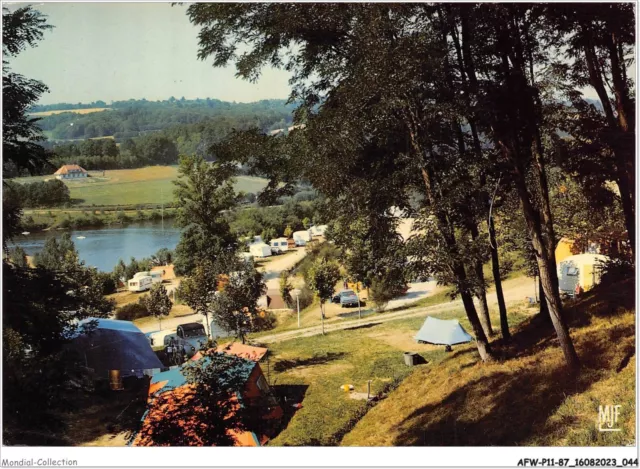 AFWP11-87-1076 - BUJALEUF - haute-vienne - le terrain de camping et le lac