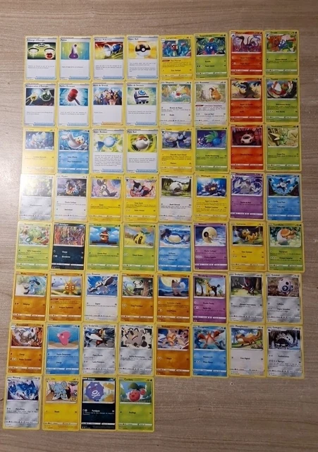 Lot De 60 Cartes Pokémon Officielles Françaises - Sans Doublons, 5 Cartes Brillantes Incluses, Sans Cartes Énergie