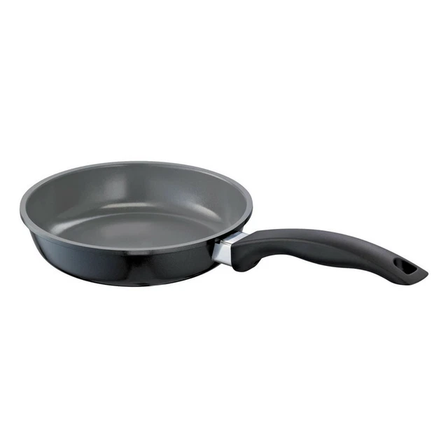 Schulte-Ufer Green Life Bratpfanne, flach, Pfanne, Aluminiumguss, Schwarz, 20 cm