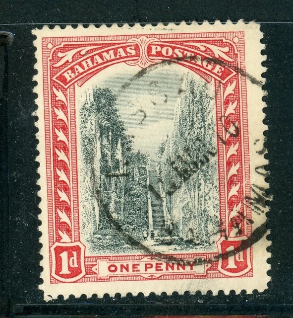 BAHAMAS 33 SG58 Used 1901-03 1p Queen's Staircase Wmk Crown CC CV$4