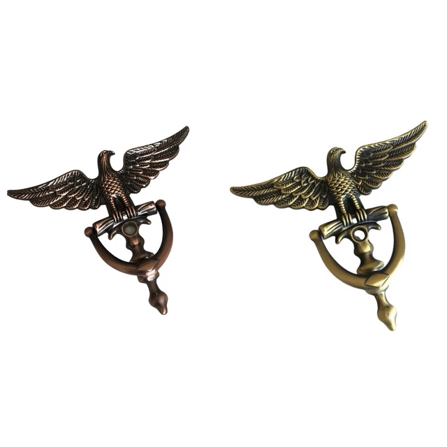 En Alliage de Zinc Antique Style Européen Eagle Heurtoir Porte Tête Décor Maison