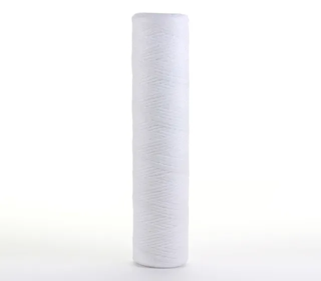 String Wound Water Filter Whole House Well Commercial BB Size 4.5" x 20", 20 μm