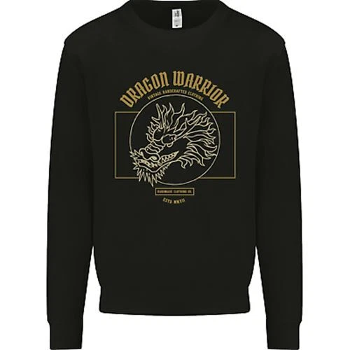 Dragon Warrior Samurai Japan Japanese Mens Sweatshirt Jumper