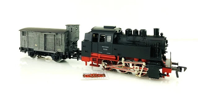 Locotender Diesel Fleischmann N° 1380 F - HO - Époque 3 - DB - Locomotive Verte Métal - Occasion