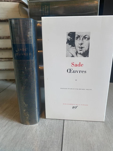 【特別セール品】 SADE: OEUVRES EUR 1995 NRF Gallimard pleiade, La - II TOME 洋書